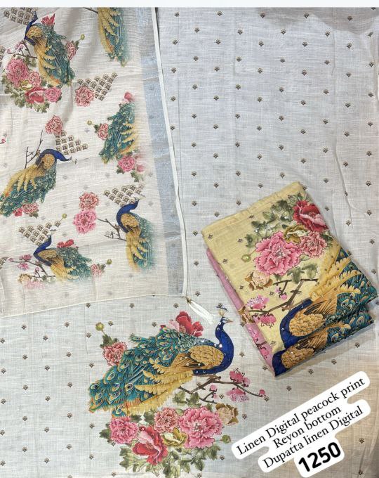 Linen Fabrick with Linen Duppta