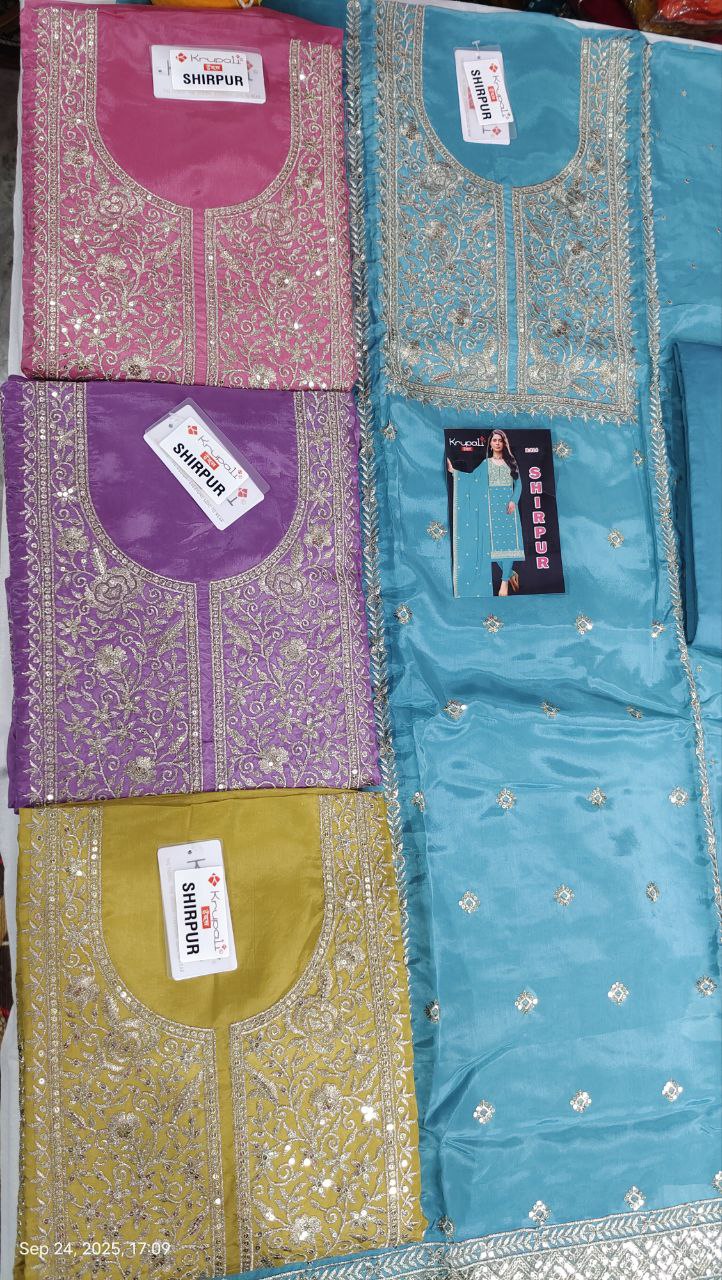 Pure Glass Organza Suits