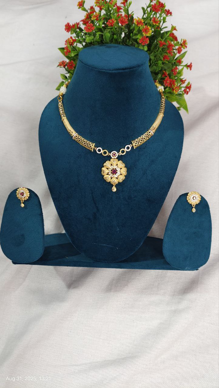 1Gram Gold Plated Neckless